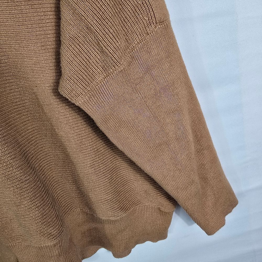 Simply Vera Vera Wang Tan Button-Accent Sweater Size Xxl - Picture 4 of 10